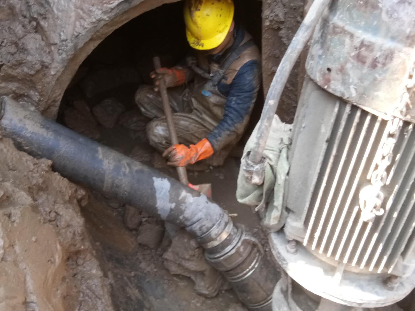 大涌镇管道清淤