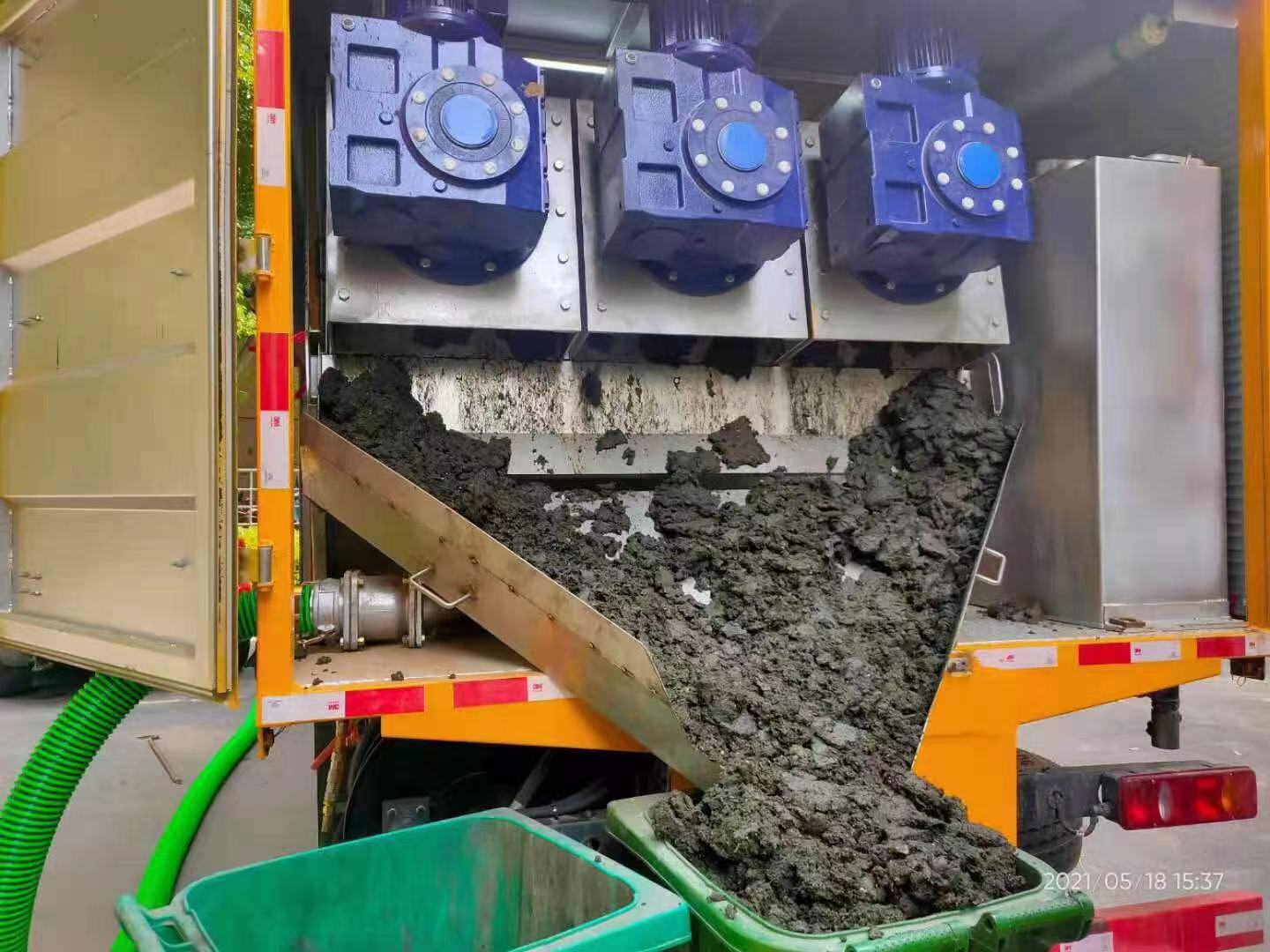 大涌镇化粪池清掏城市维护站-泥浆净化干湿分离处理